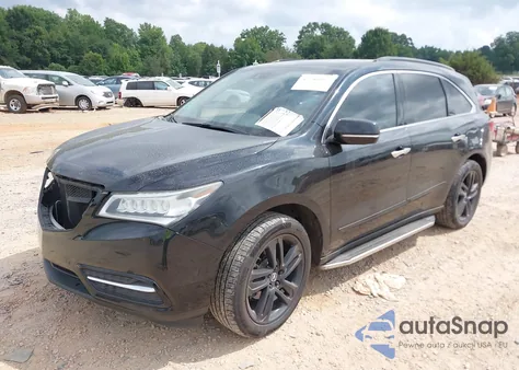 2014 Acura Mdx Technology Package z USA, uszkodzony, nr VIN 5FRYD4H43EB036567